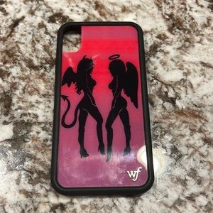 Wildflower Devil & Angel iPhone Case